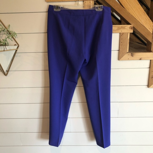 NWT Kasper Blue Iris Ankle Dress pants size 6 - Picture 2 of 7